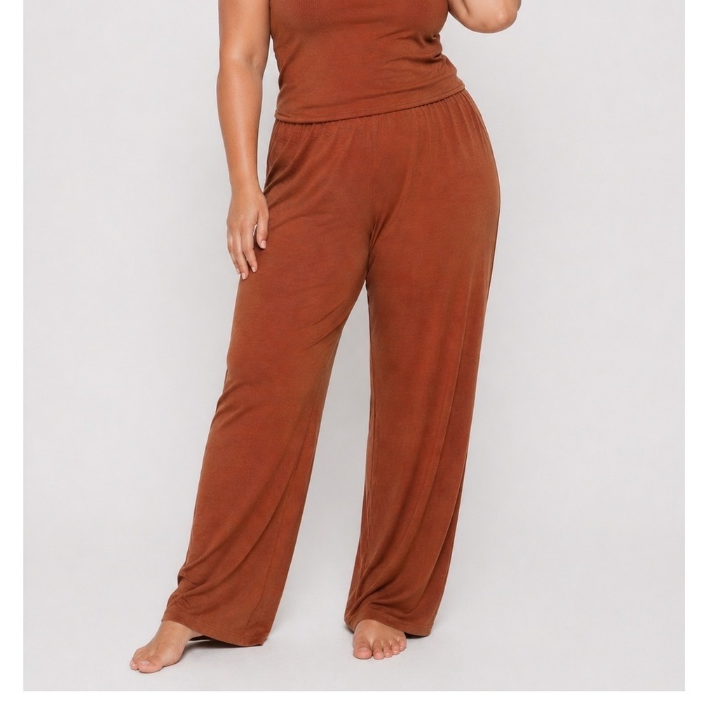 SKIMS Sleep Pants Pajama Lounge Pants Copper 2X